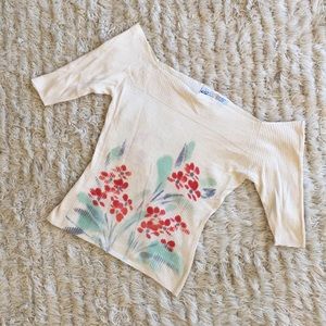 Off the Shoulder Crop Top